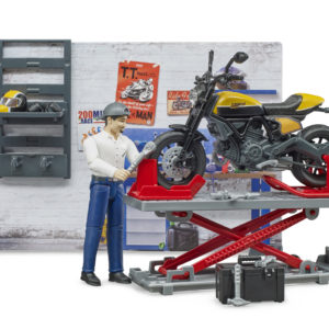 Bruder Ремонтный набор с жёлтым Ducati