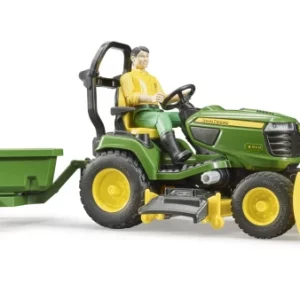 Bruder Трактор с прицепом и фигуркой John Deere